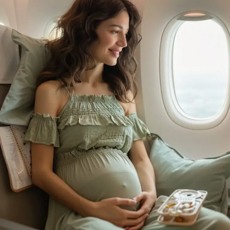 Prendre l'avion en étant enceinte.