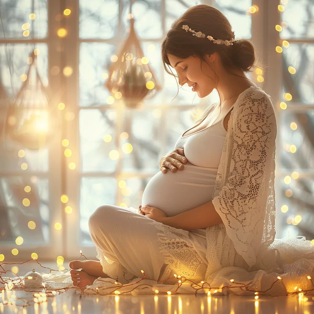 Enceinte réflexologie prénatale. Pendant grossesse