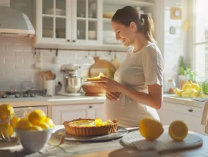 Manger une tarte au citron enceinte